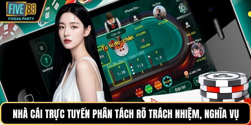 Điều Khoản Điều Kiện - Nội Dung Quan Trọng Tại Five88 Nhà cái trực tuyến phân tách rõ trách nhiệm, nghĩa vụ của các bên